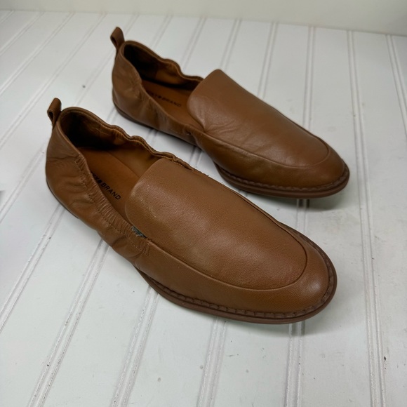 Lucky Brand Maeki cognac brown leather loafers - Picture 5 of 11